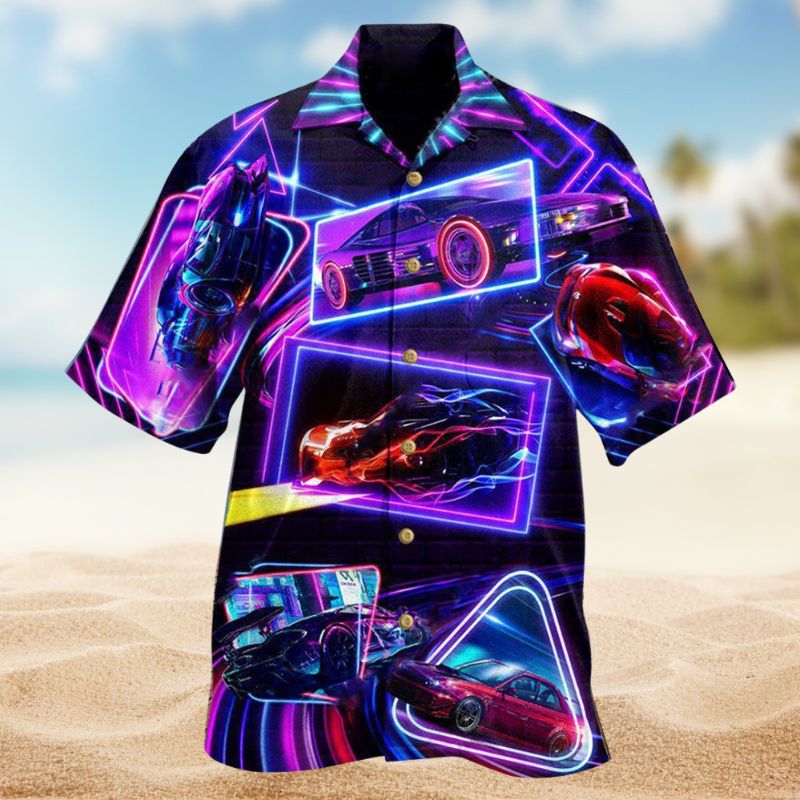 Racing Season Hawaiian Shirt For Motorsport Events, Beach Travel, And Thoughtful Gift Giving