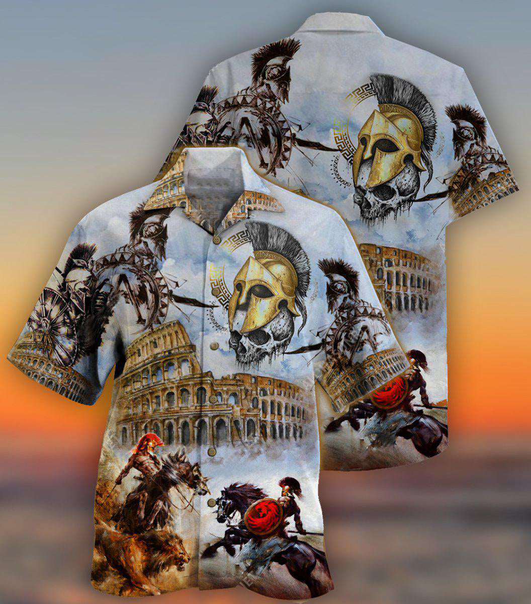 Ancient Roman Hawaiian Shirt With All Over Print For Coastal Trips Outdoor Events And Relaxed Summer Wear
