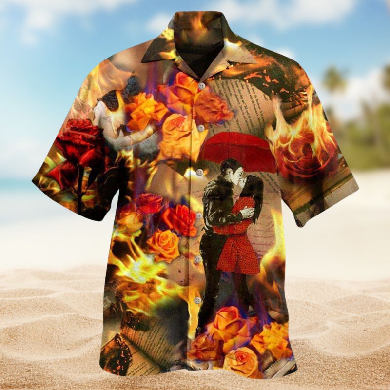 Roses Silent Hawaiian Shirt For Tropical Holidays, Outdoor Gatherings, And Everyday Comfort