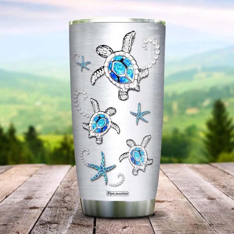 Turtle Lover 20 Oz Tumbler For Coffee Travel And Daily Drinks