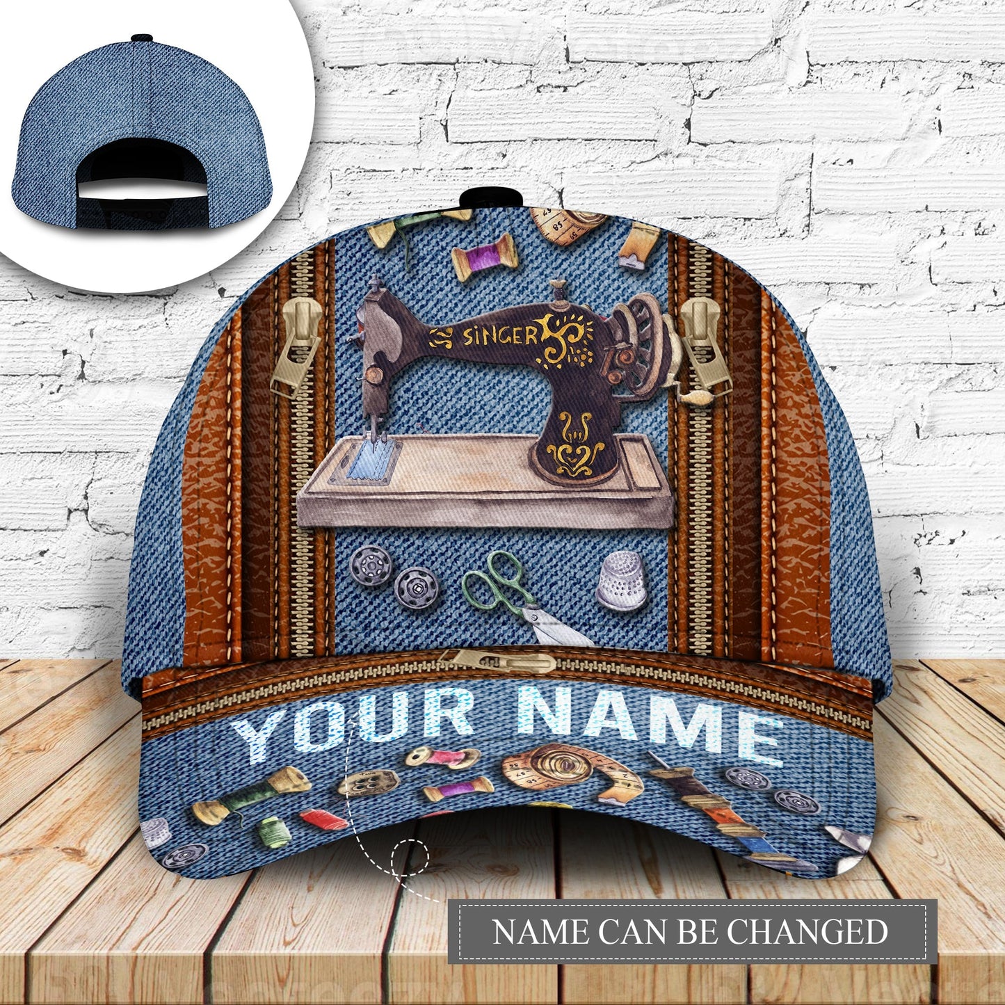 Sewing Superpower Personalized Classic Cap For Daily Wear Travel And Outdoor Activities
