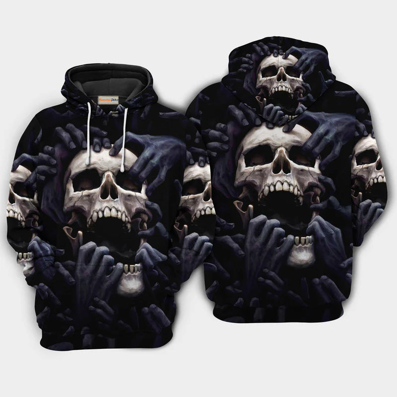 Dark Skull Darkness Hoodie For Alternative Fashion Events And Relaxed Everyday Wear