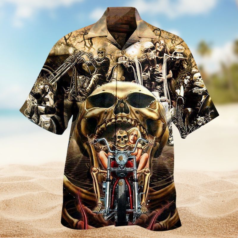 Skull Stay Wild Tame Hawaiian Shirt For Tropical Holidays, Outdoor Gatherings, And Everyday Comfort