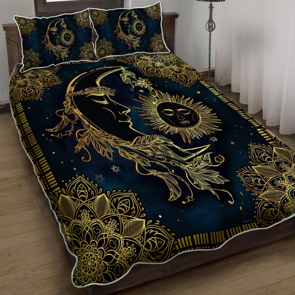 Sun And Moon Mandala Bedding Cover For Cozy Bedroom Decor