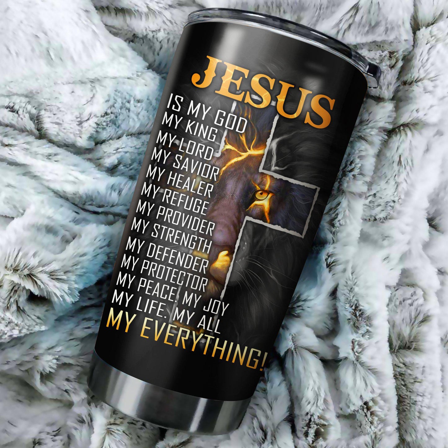 Jesus 20 Oz Tumbler For Coffee Travel And Daily Drinks