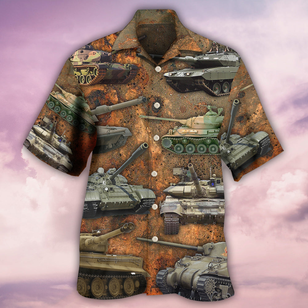 Retro Tank Dusty Vibe Hawaiian Shirt For Poolside Relaxation And Sunny Getaways