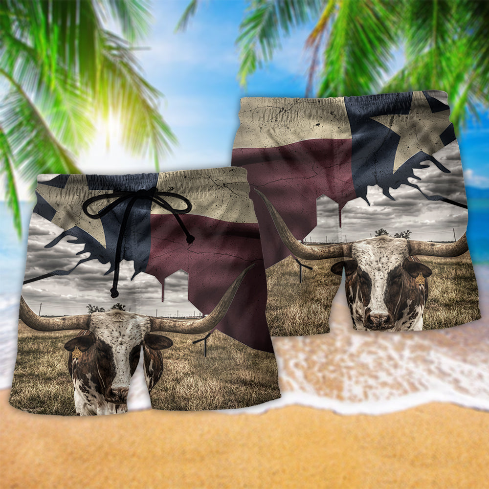 Texas Peace Strong Identity Beach Shorts For Sunny Holidays And Comfortable Daily Styling