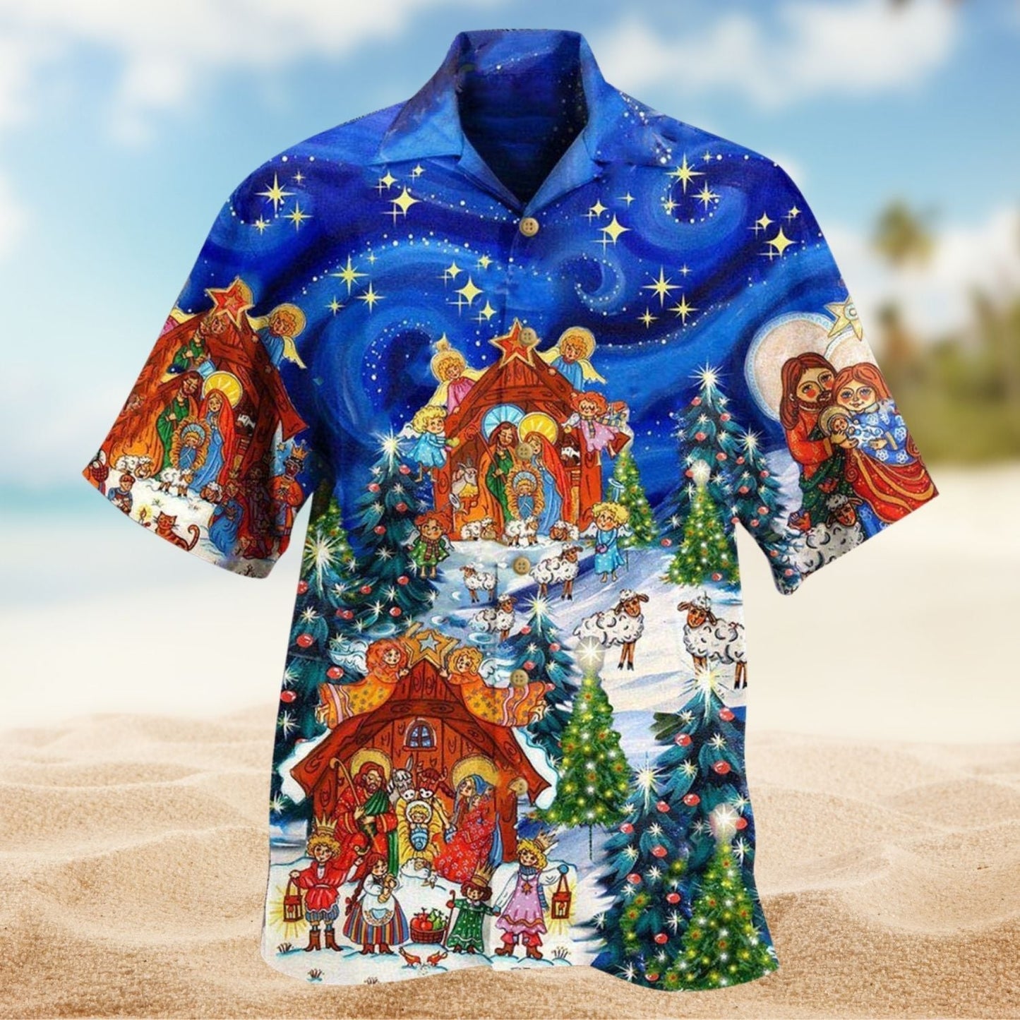 Faith It Is All About Jesus Hawaiian Shirt For Summer Vacation Beach Travel And Relaxed Casual Wear
