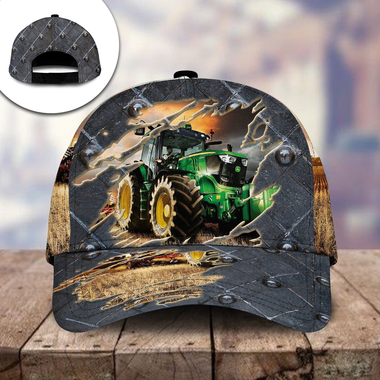 Tractor Farmer Vintage Rural Classic Cap For Beach Outings Holidays And Thoughtful Everyday Style