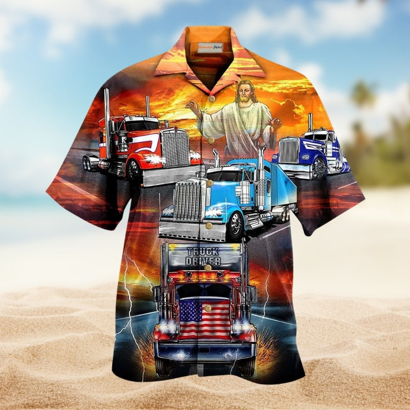 Fishing Adventure Graphic Hawaiian Shirt Front Pattern View For Thoughtful Gifting
