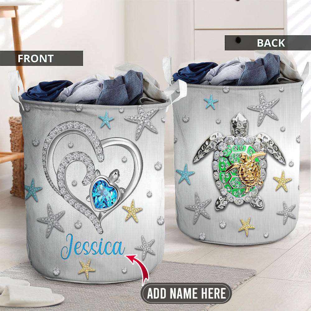 Turtle Advice Laundry Basket For Bathroom Bedroom Storage