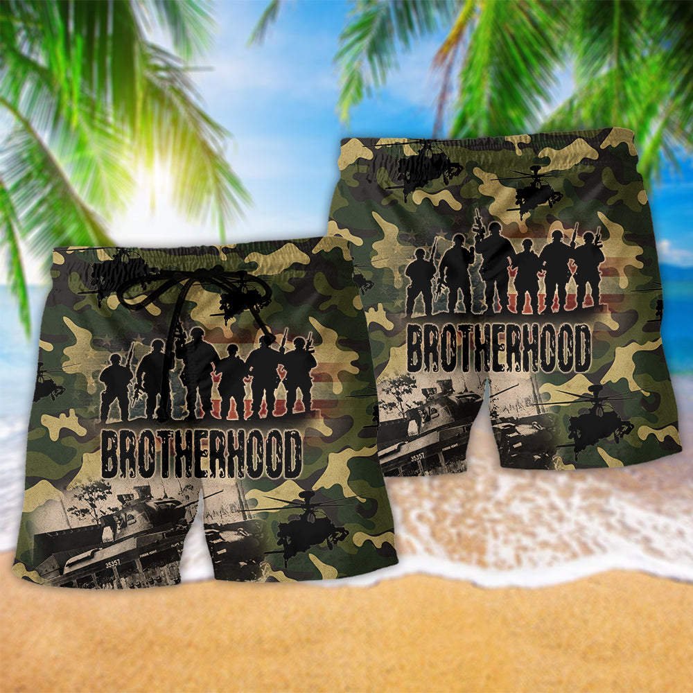 Veteran Brave America Thanks Beach Shorts Pattern Detail For Warm Weather Comfort And Lightweight Summer Style