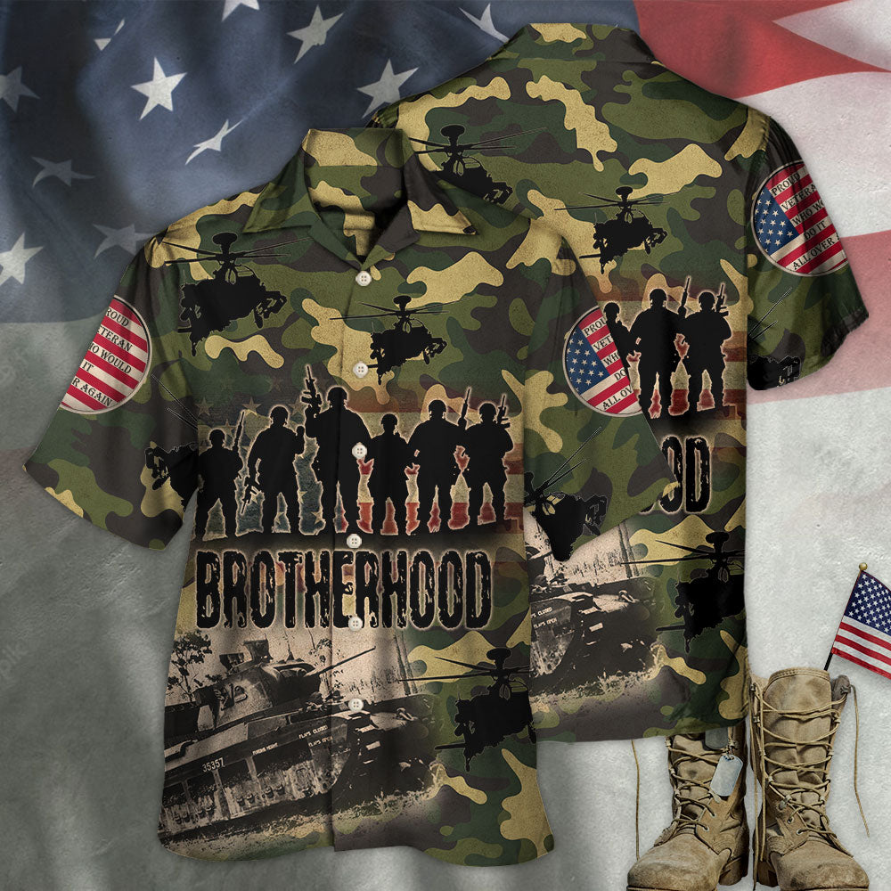 Veteran Thanks Brave Brotherhood Hawaiian Shirt For Warm Weather Adventures And Everyday Comfort
