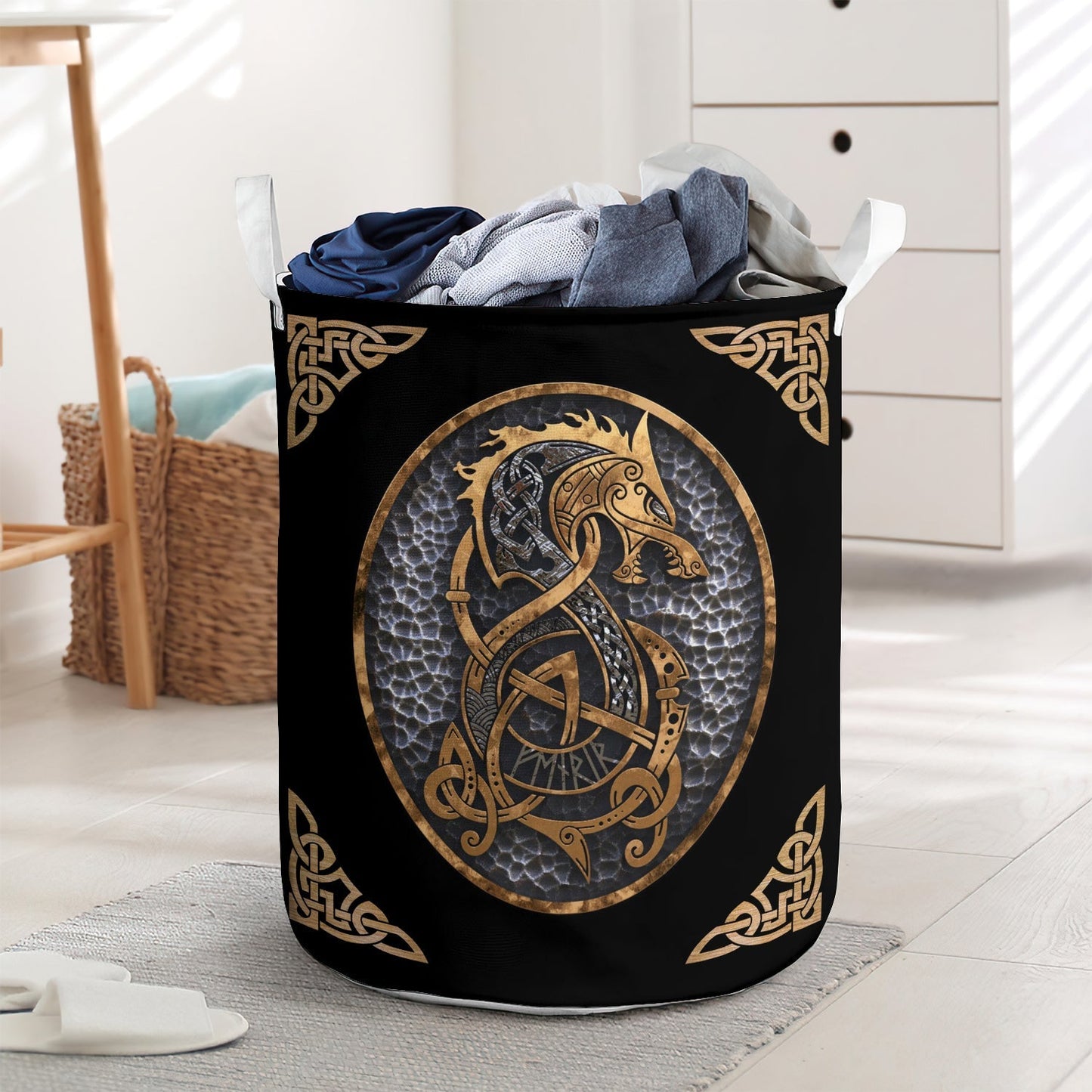 Cool Viking Laundry Basket For Bathroom Bedroom Storage