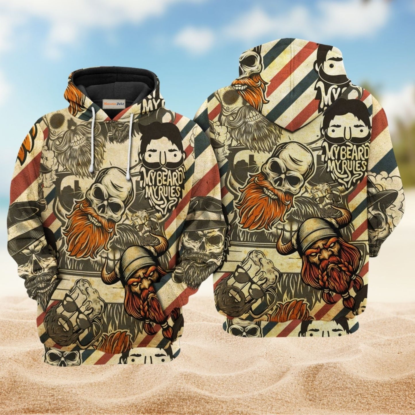 Viking Rules Hoodie For Norse Themed Outfits Weekend Travel And Relaxed Comfort