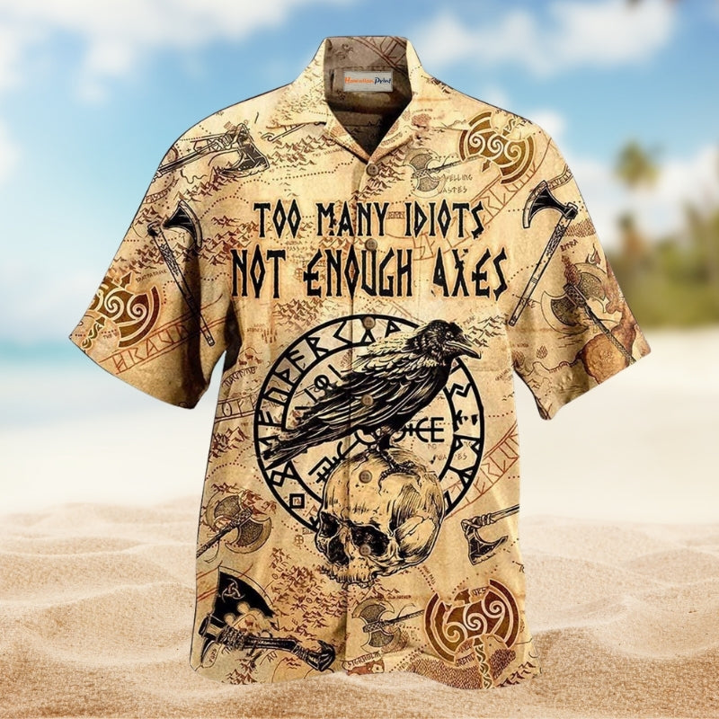 Camping Can'T Run Campground Hawaiian Shirt Tropical Styling View For Beach Days