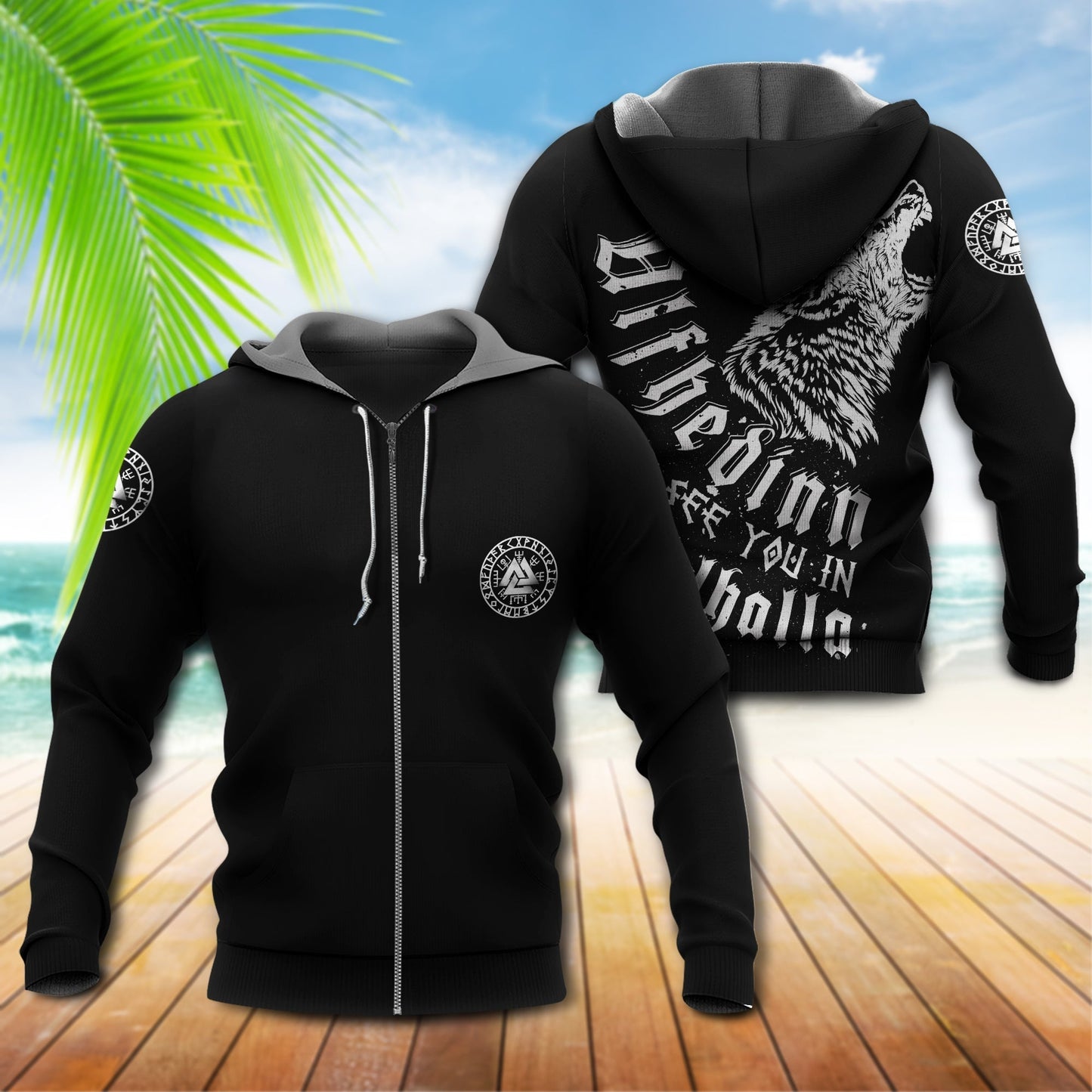 Viking Ulfhedinn Valhalla Warrior Hoodie For Distinctive Travel Outfits Seasonal Wear And Gift Giving