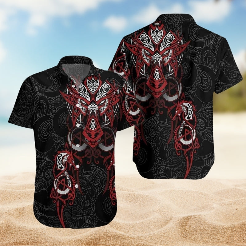 Viking Victory Hawaiian Shirt For Island Adventure And Memorable Gifting