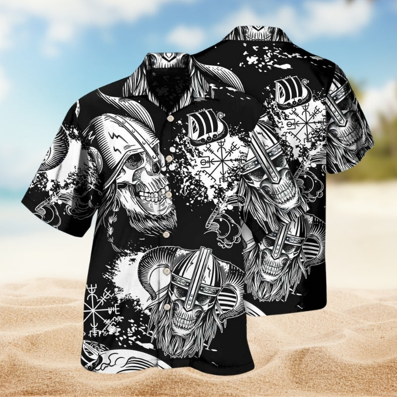 Viking Victory Hawaiian Shirt For Casual Weekend, Coastal Festival, And Island Inspired Style