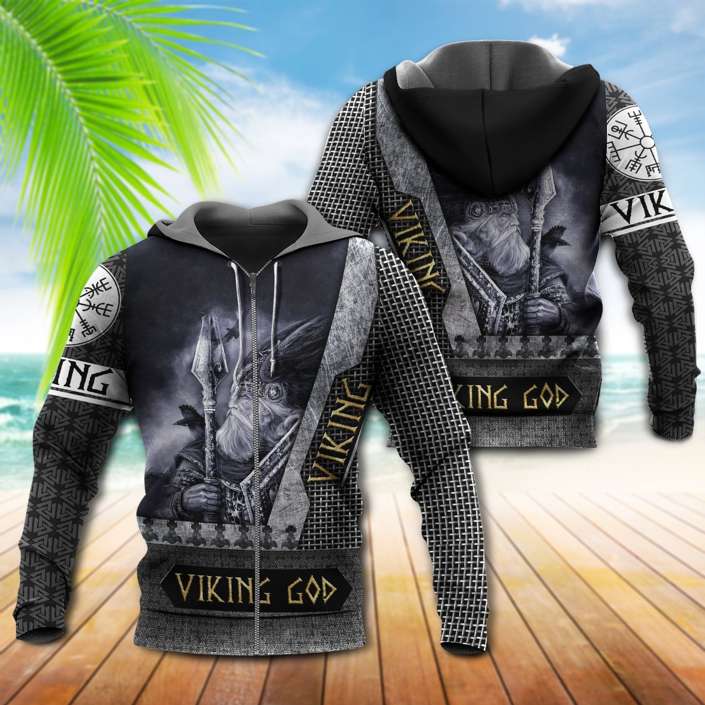 Viking Blood Faith Strength Hoodie For Viking Inspired Streetwear Holidays And Thoughtful Gifts