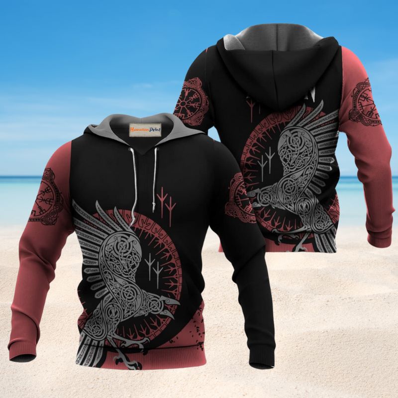 Viking Raven Warrior Hoodie For Mythic Casual Outfits Weekend Adventures And Thoughtful Gifting