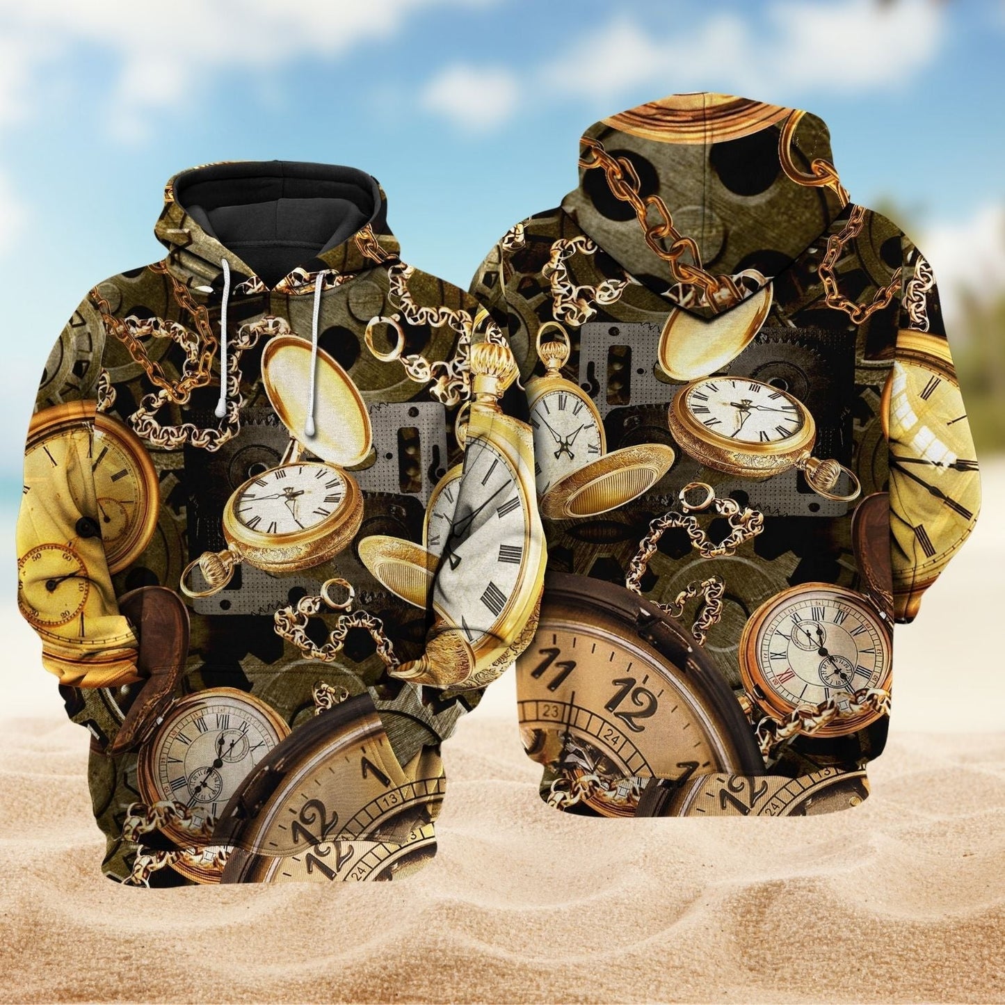 Watch Love Time Hoodie For Relaxed Streetwear Weekend Travel And Everyday Style