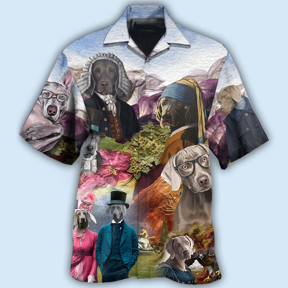 Creative Weimaraner Upgrade Hawaiian Shirt For Nature Fans, Resort Trips, And Comfortable Warm Weather Wear