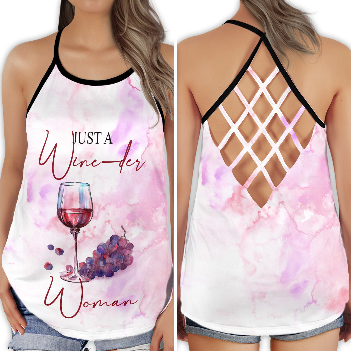 Wine So Good Wine Lover Hollow Tank Top For Yoga Workouts And Casual Wear