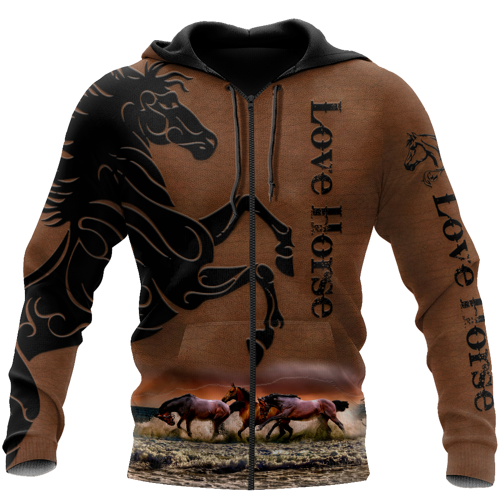 Horse Love Hoodie For Horse Inspired Streetwear Holidays And Comfortable Outfits