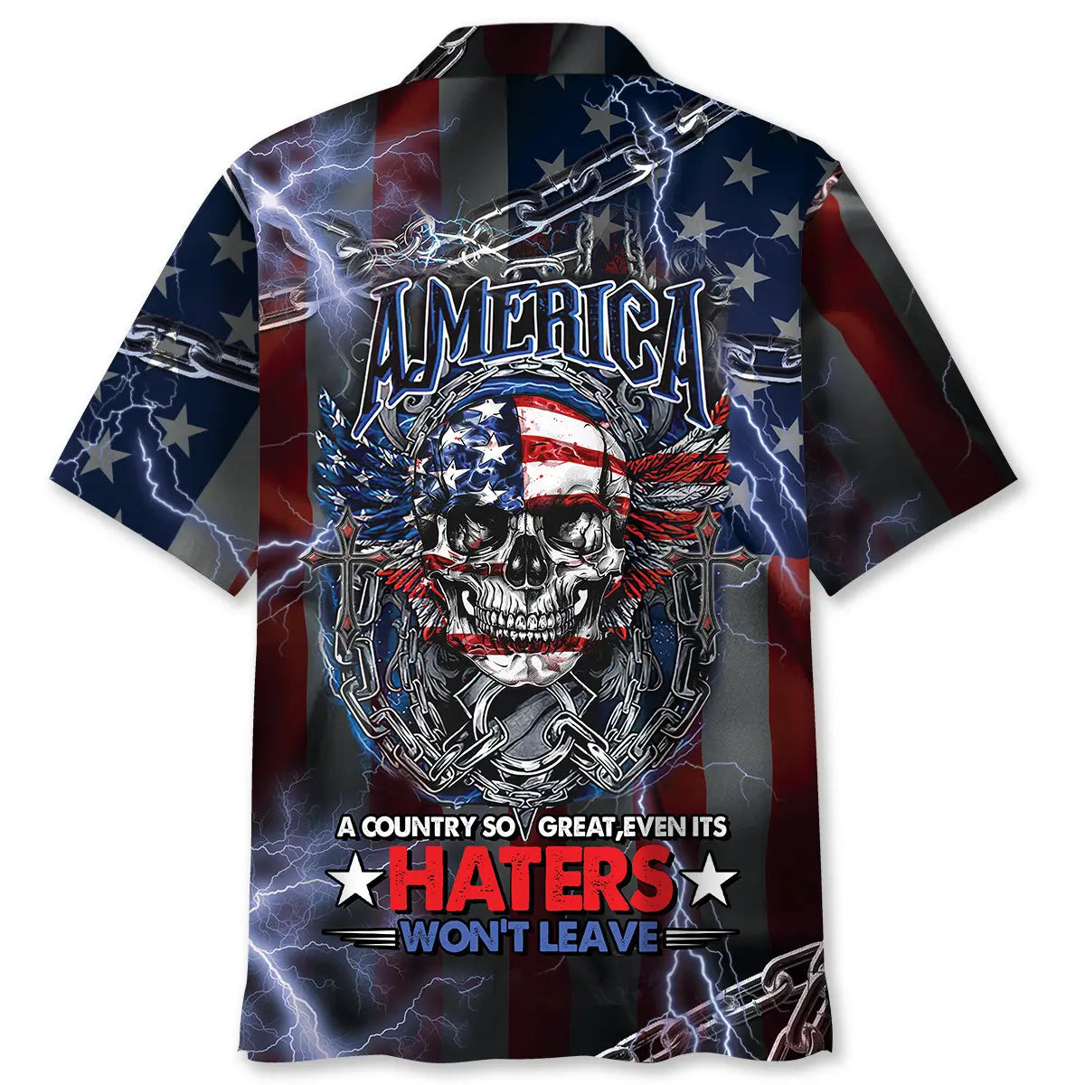 American Country Hawaiian Shirt For Heritage Inspired Events, Beach Travel, And Thoughtful Gifting