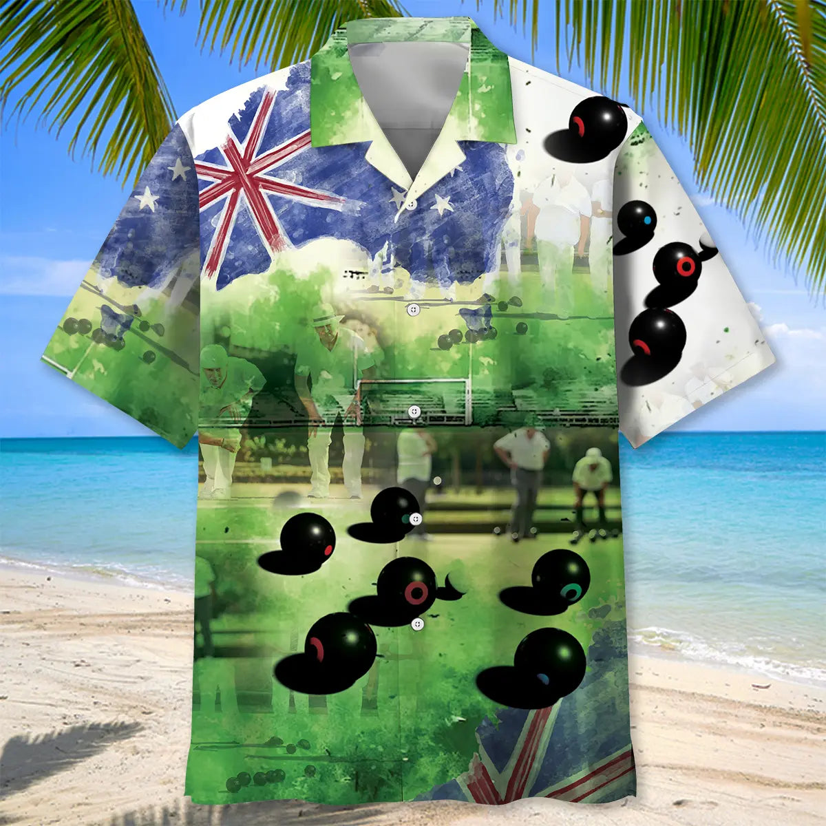 Australian Lawn Bowls Hawaiian Shirt For Tropical Holidays, Outdoor Gatherings, And Everyday Comfort