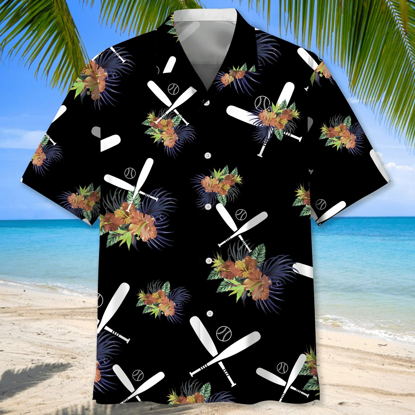 Baseball Nature Hawaiian Shirt For Coastal Travel, Casual Events, And Comfortable Summer Wear