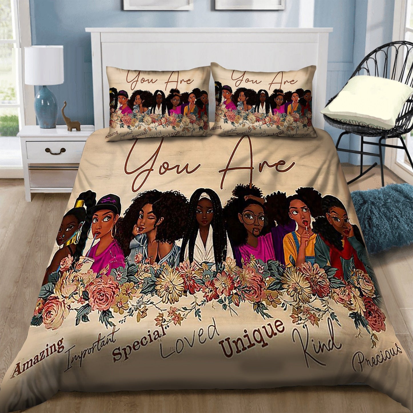 Inspirational Black Woman Bedding Cover For Cozy Bedroom Decor