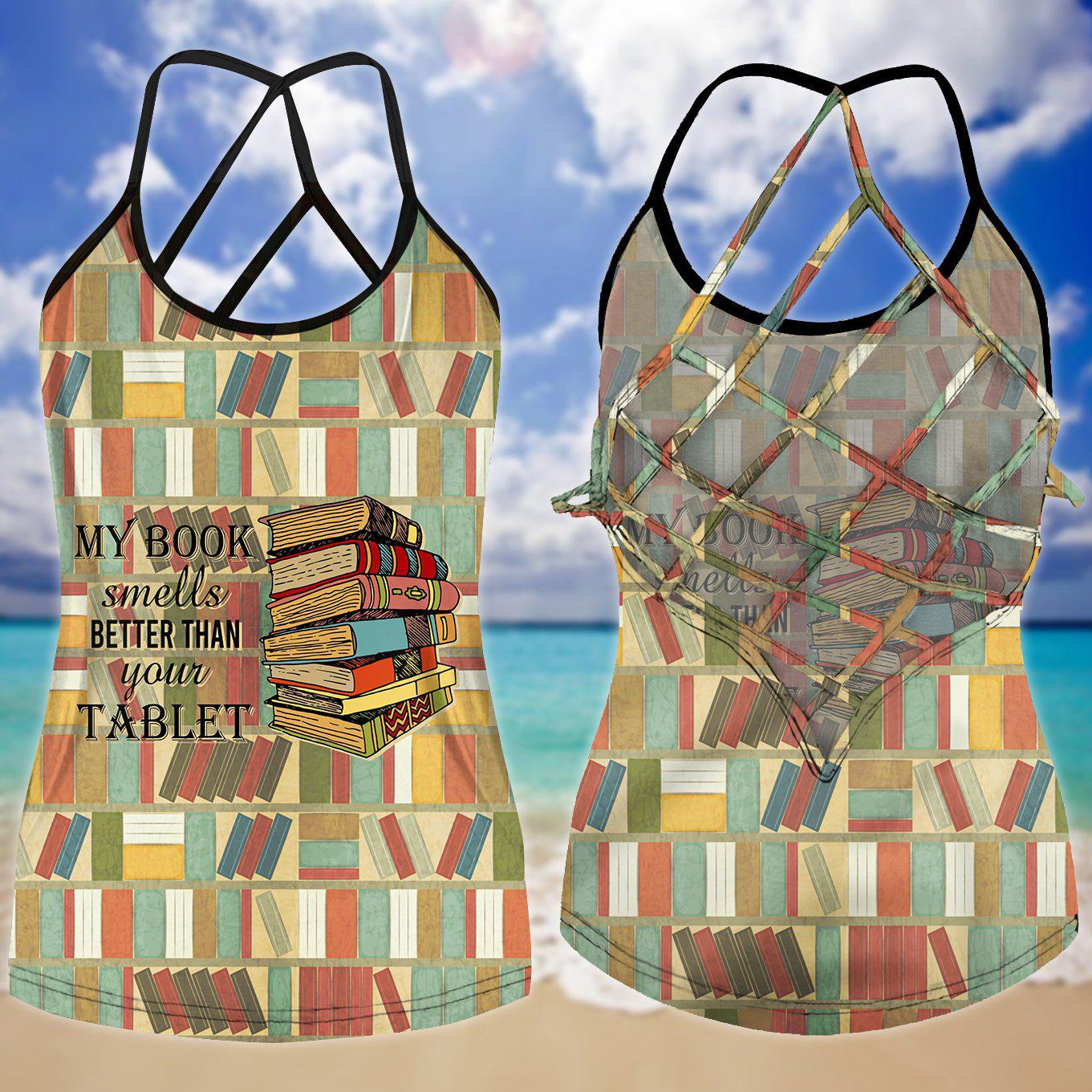 Books Like Life Hollow Tank Top For Yoga Workouts And Casual Wear