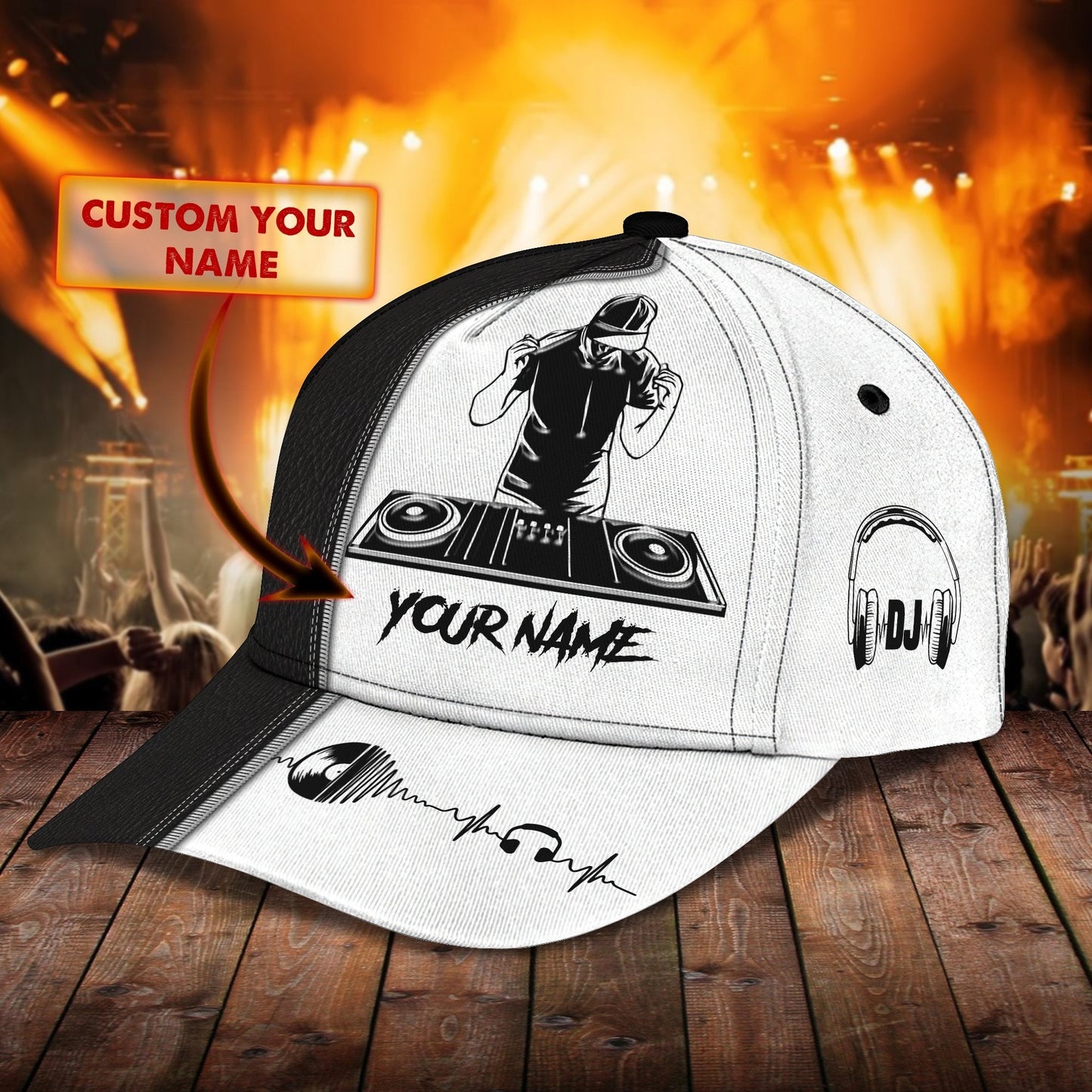 DJ Music Streetwear Classic Cap For Comfortable Casual Wear Holidays And Outdoor Trips