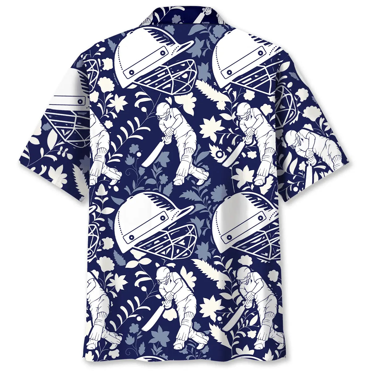 Cricket Blue Hawaiian Shirt For Island Vacations, Resort Wear, And Relaxed Seasonal Style