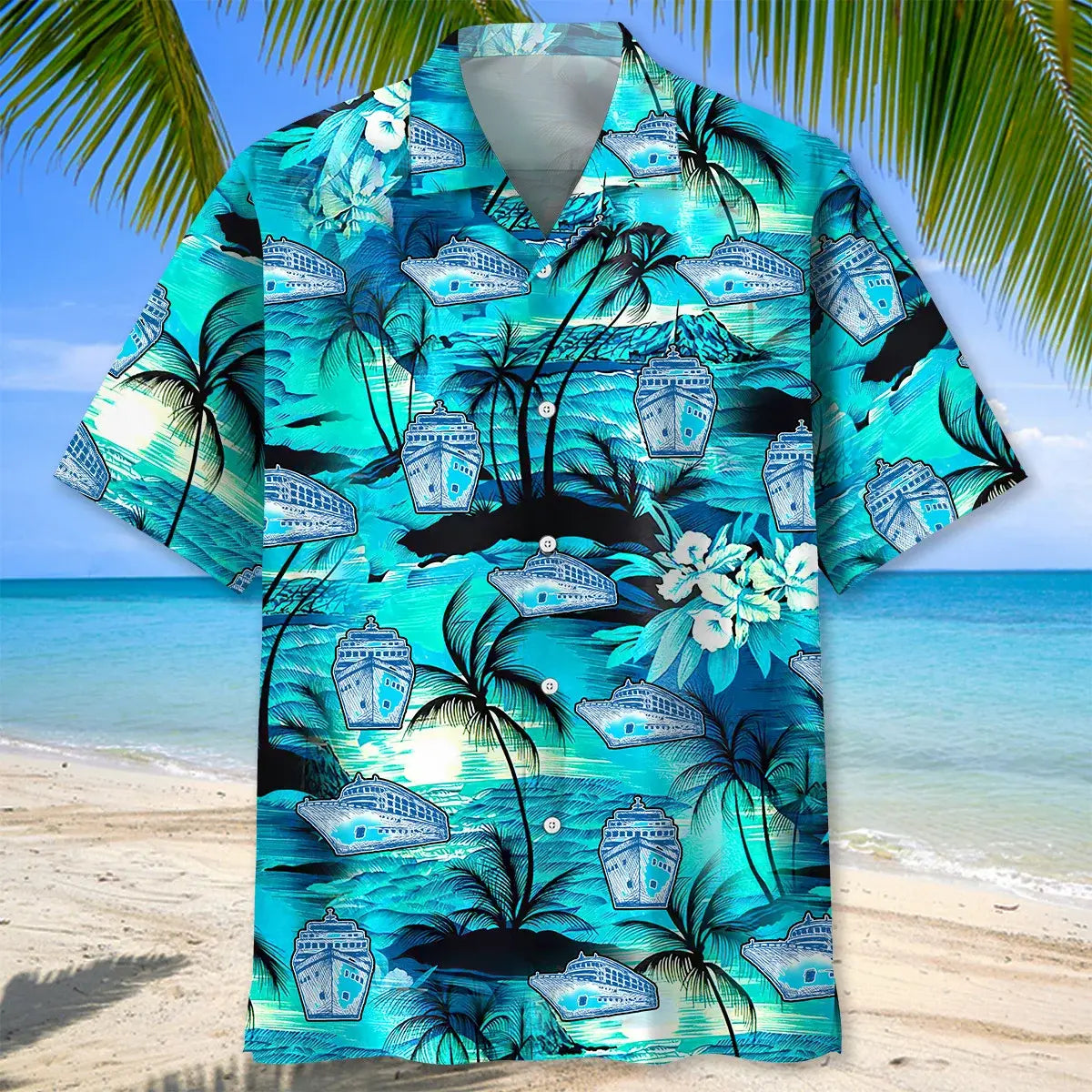 Cruise Beach Hawaiian Shirt For Tropical Holidays, Outdoor Gatherings, And Everyday Comfort