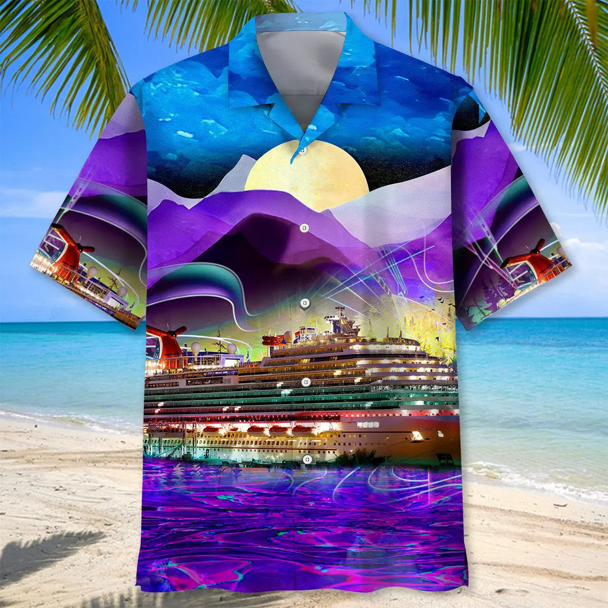 Colorful Cruise Hawaiian Shirt For Beach Days, Summer Outings, And Thoughtful Gift Giving