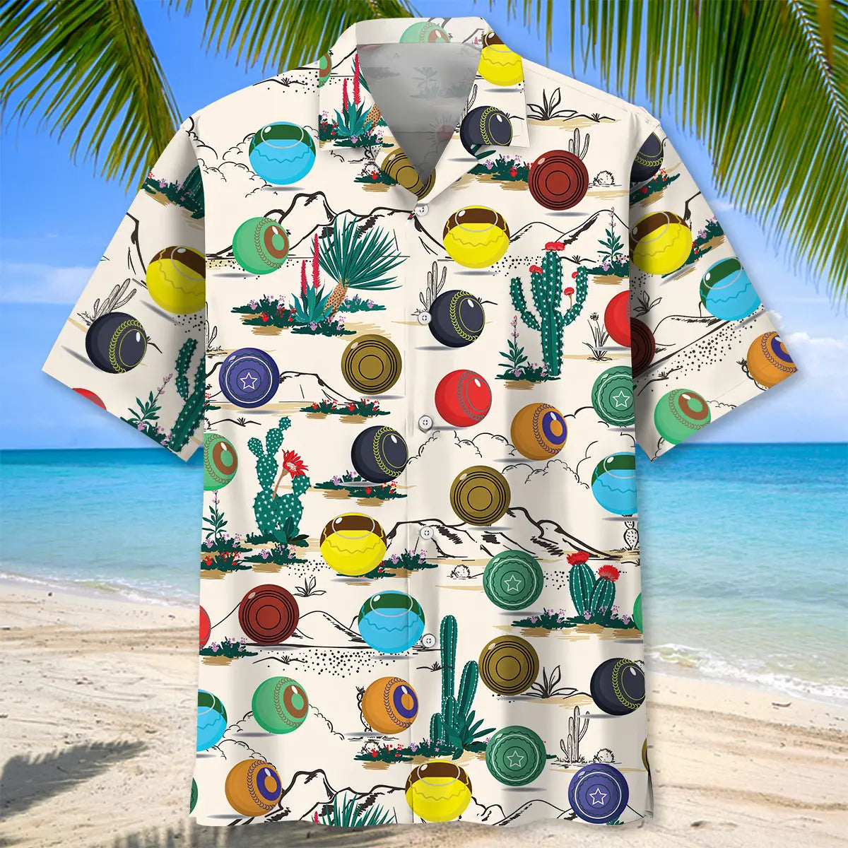 Desert Lawn Bowl Hawaiian Shirt For Beach Days, Summer Outings, And Thoughtful Gift Giving