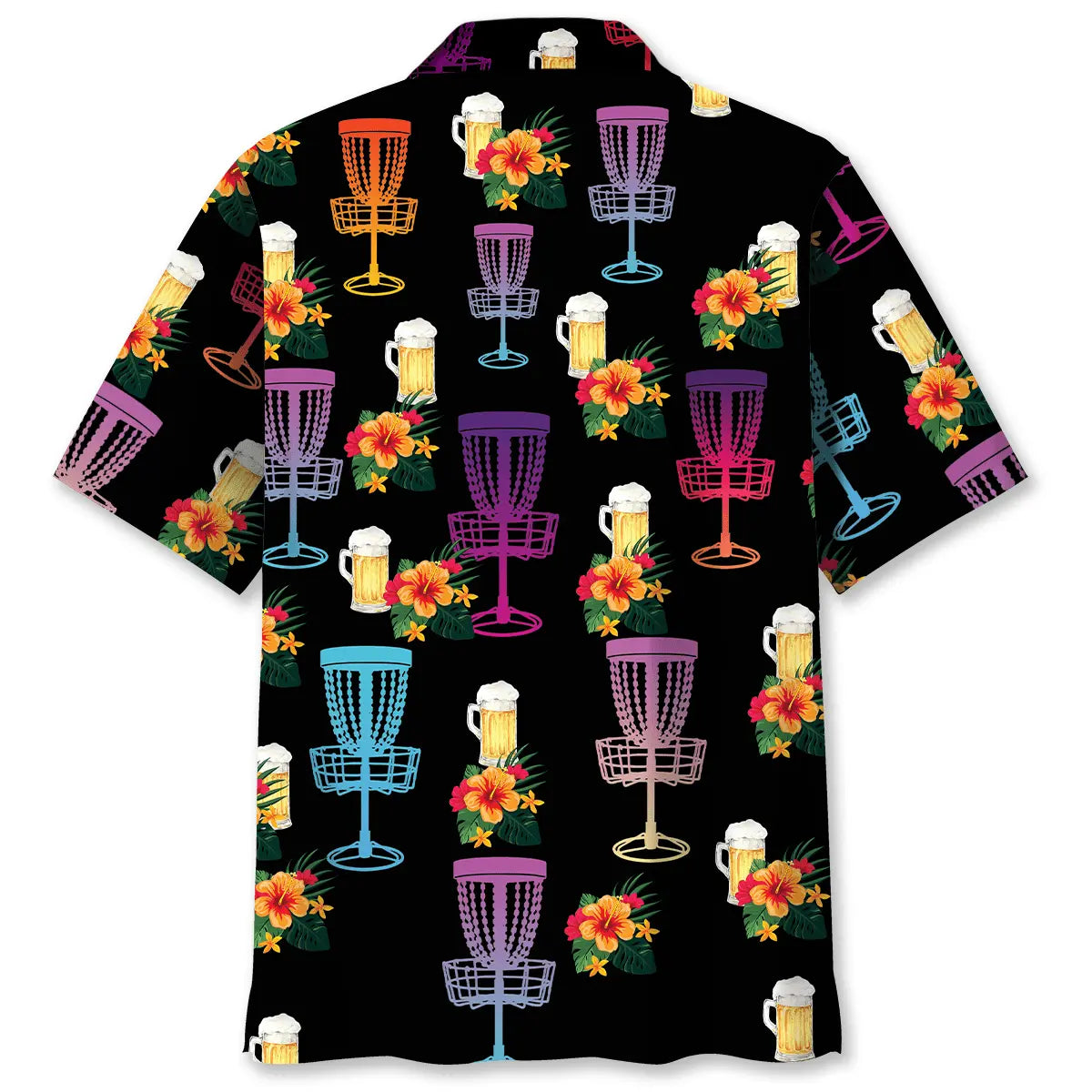 Disc Golf Beer Hawaiian Shirt For Beach Days, Summer Outings, And Thoughtful Gift Giving