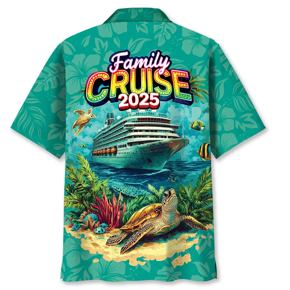 Family Cruise Hawaiian Shirt For Coastal Travel, Casual Events, And Comfortable Summer Wear