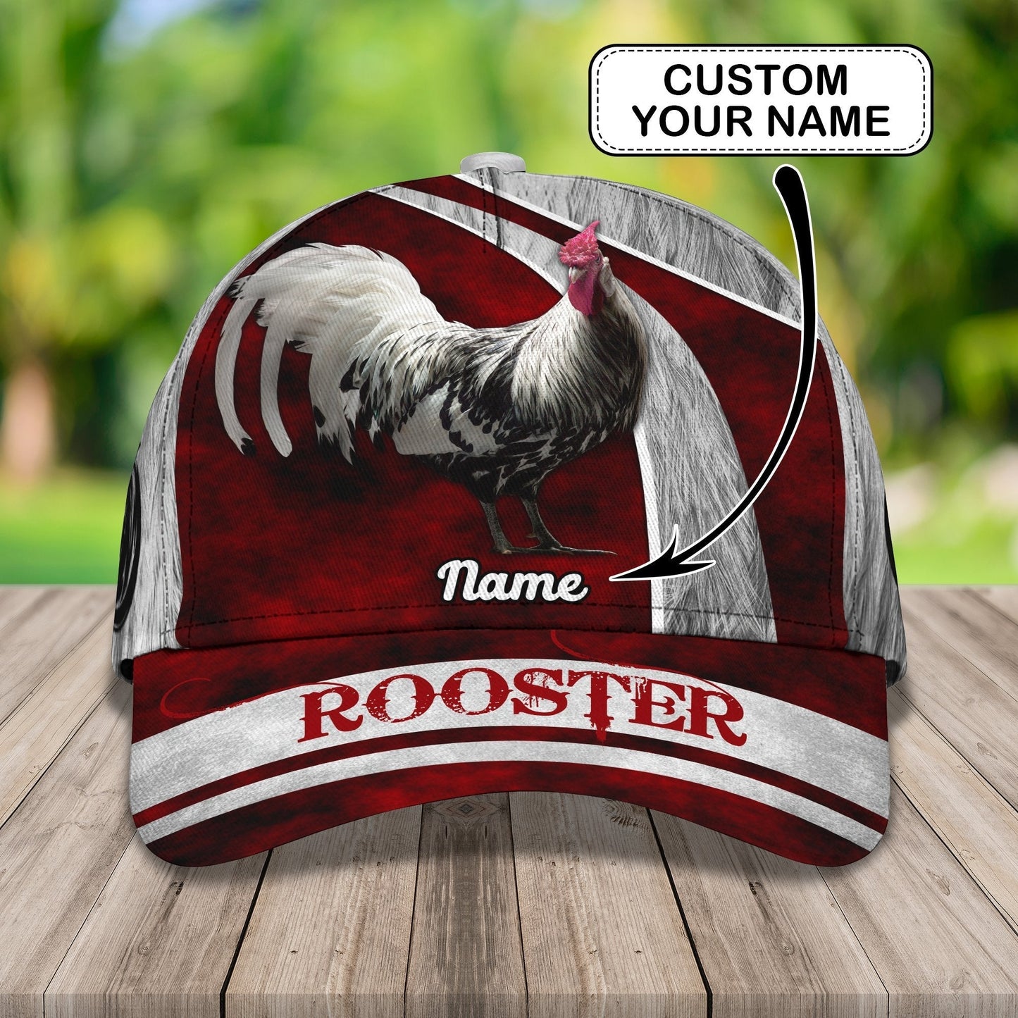 Personalized Rooster Farm Classic Cap For Weekend Outings Holidays And Thoughtful Gifting