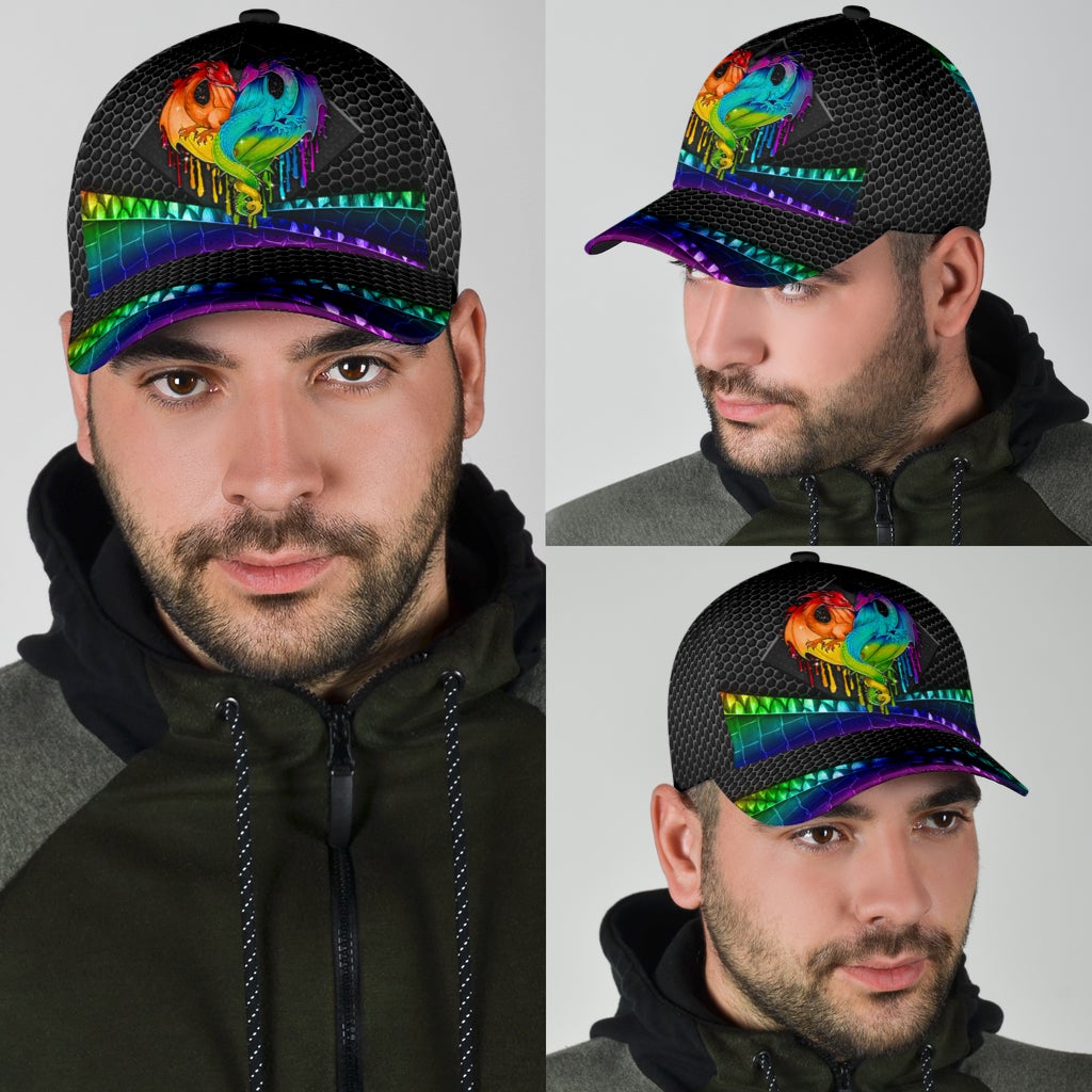 Love LGBT Dragon Pride Fantasy Classic Cap For Festivals Travel Adventures And Casual Gift Giving