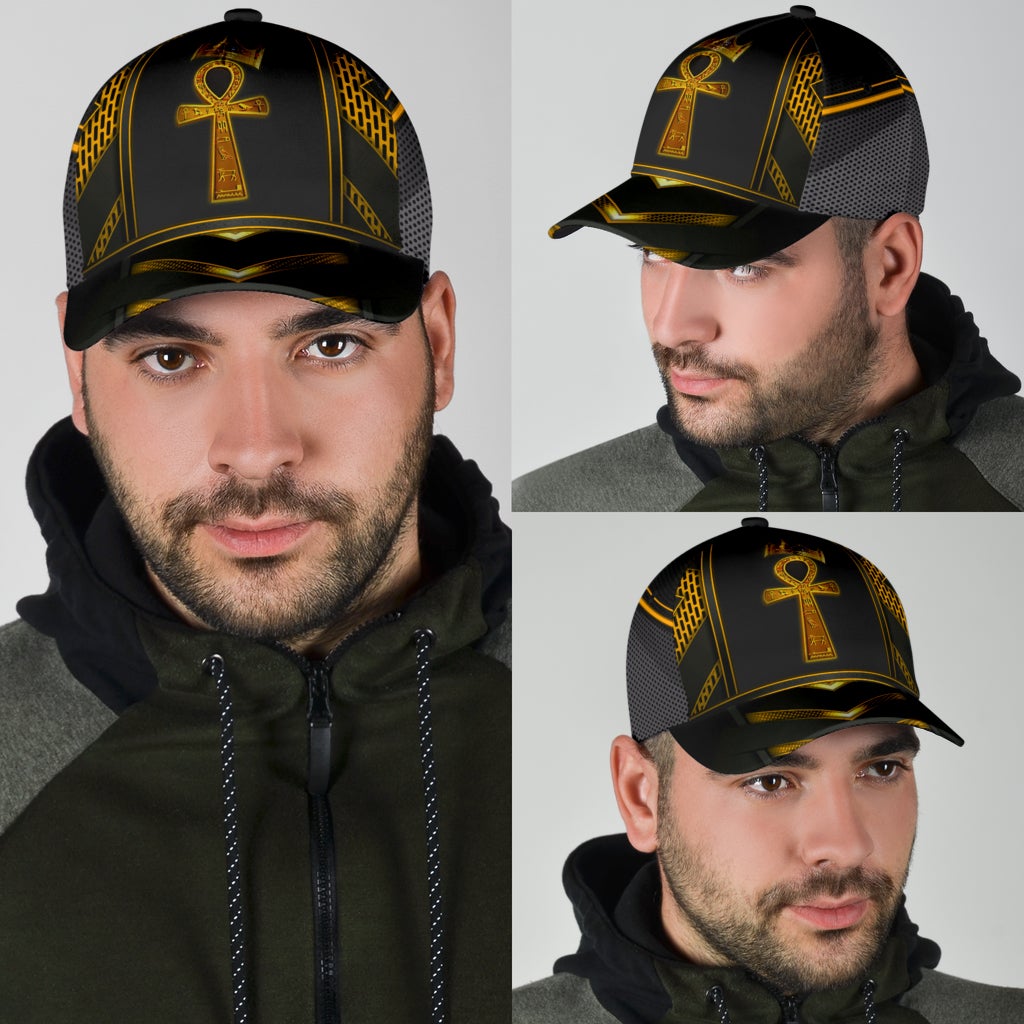 Ancient Egypt Ankh Symbol Classic Cap For Comfortable Daily Wear Travel And Weekend Outings
