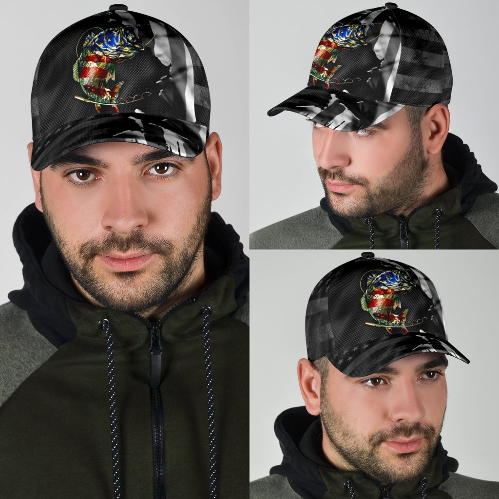 Fishing American Flag Outdoor Classic Cap For Coastal Trips Outdoor Activities And Gift Giving