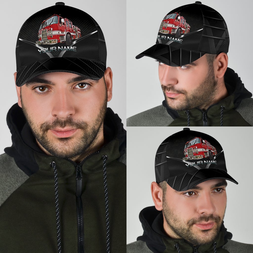 Custom Firefighter Carbon Hero Classic Cap For Coastal Trips Outdoor Activities And Gift Giving