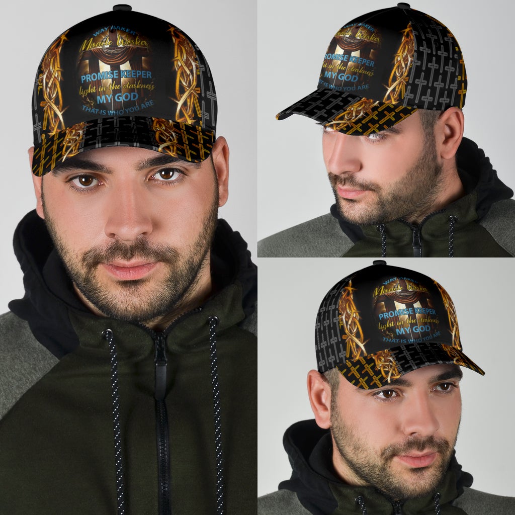 Jesus Miracle Worker Faith Classic Cap For Travel Adventures Weekend Wear And Casual Style