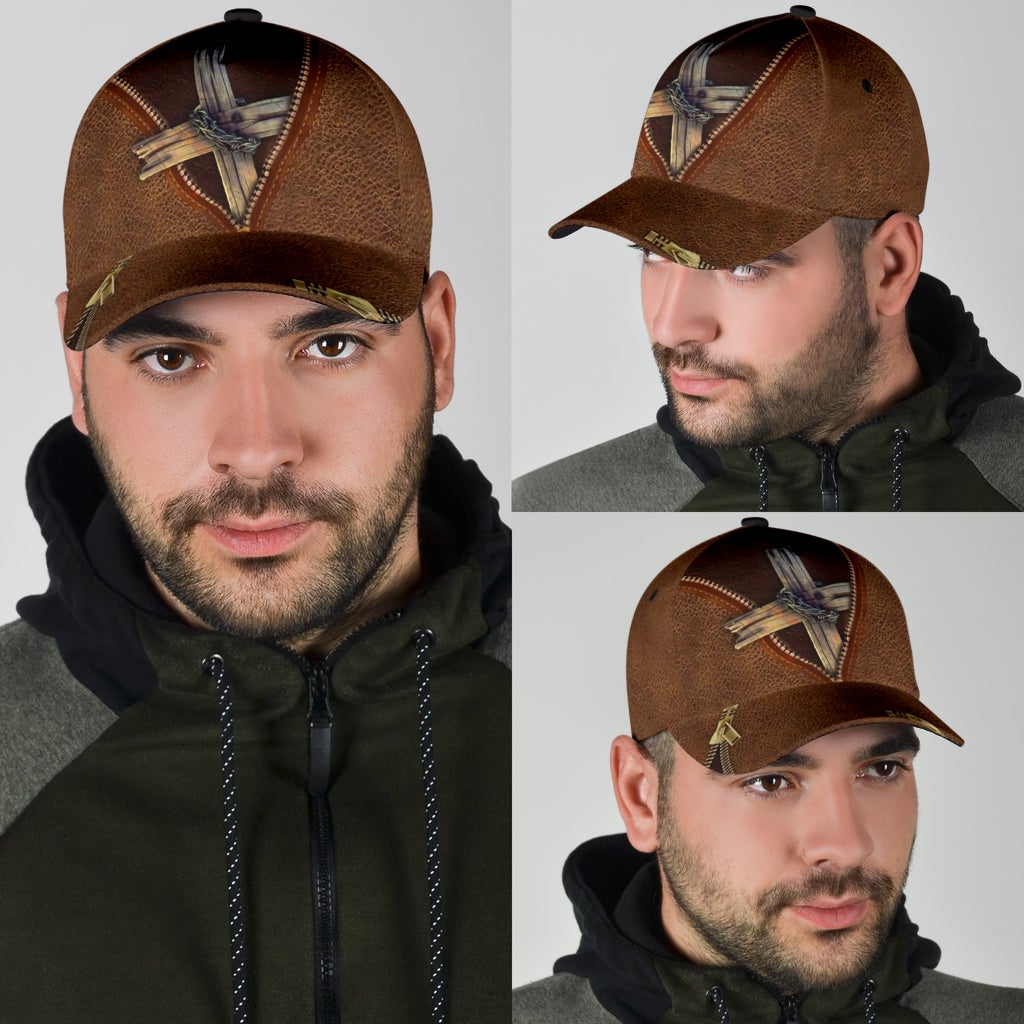 Jesus Cross Christian Faith Symbol Classic Cap For Vacations Festivals Parties And Everyday Outfits