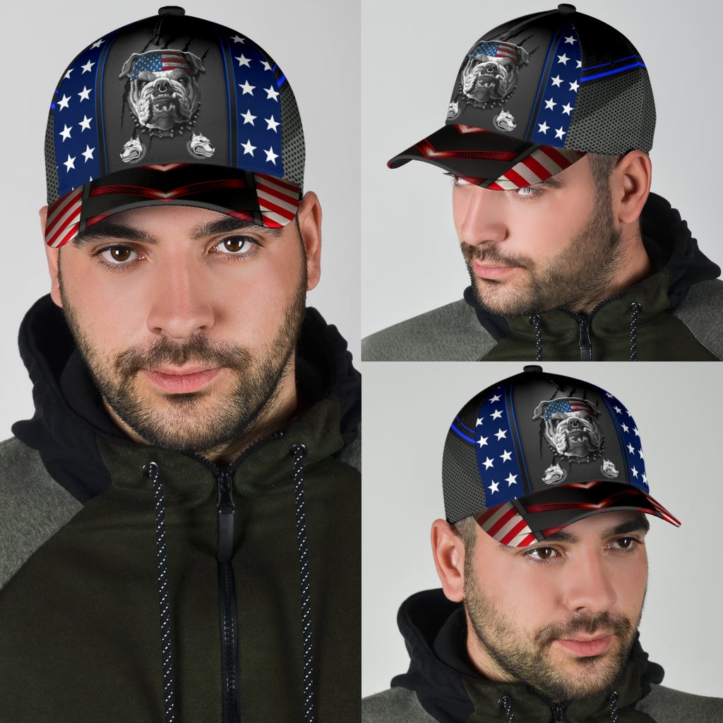 American Bull Dog Loyal Pet Classic Cap For Festivals Travel Adventures And Casual Gift Giving