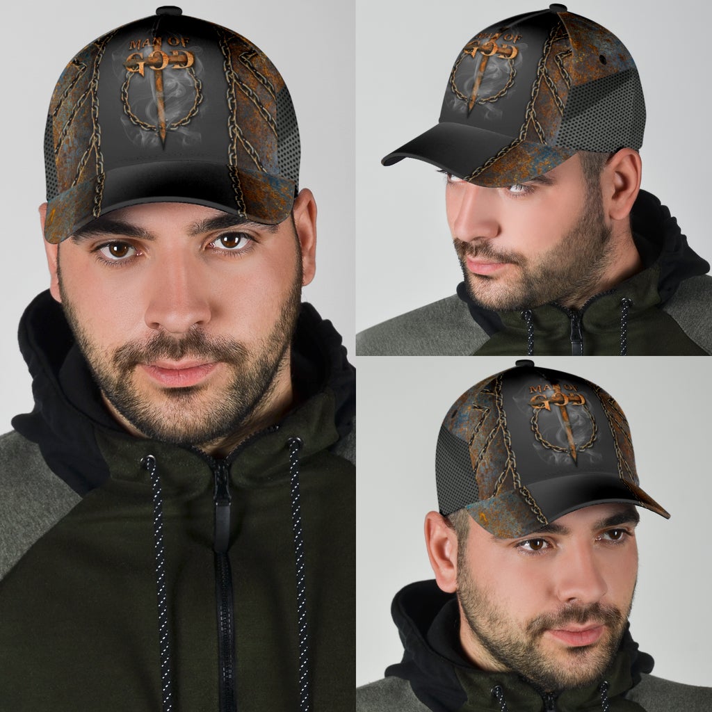 Man Of God Faith Inspiration Classic Cap For Beach Days Travel And Relaxed Everyday Outfits